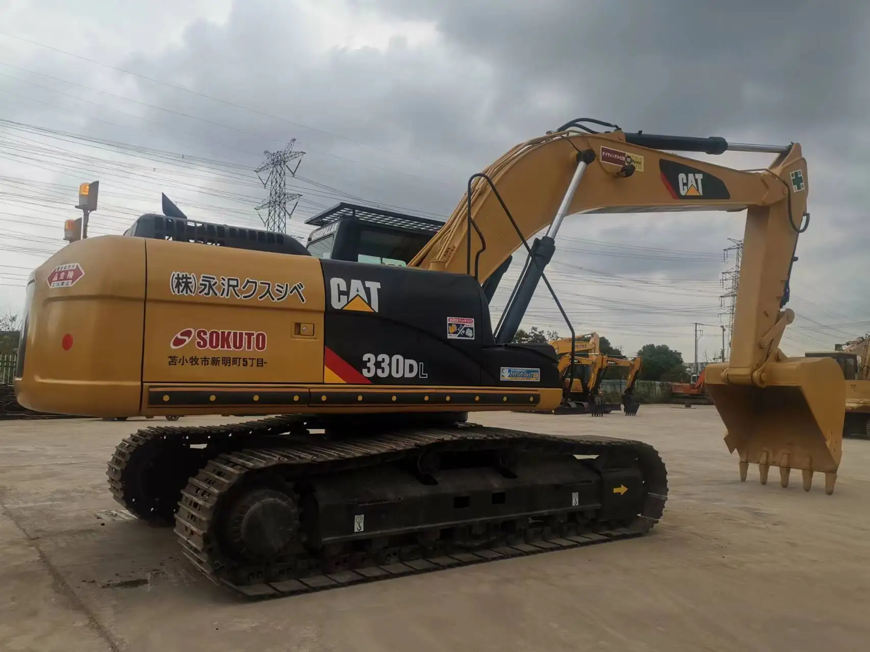 Used Original Paint Japanese Caterpillar Excavators 330d 330dl Earth ...