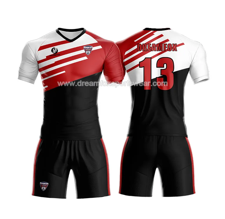 football jersey red and black
