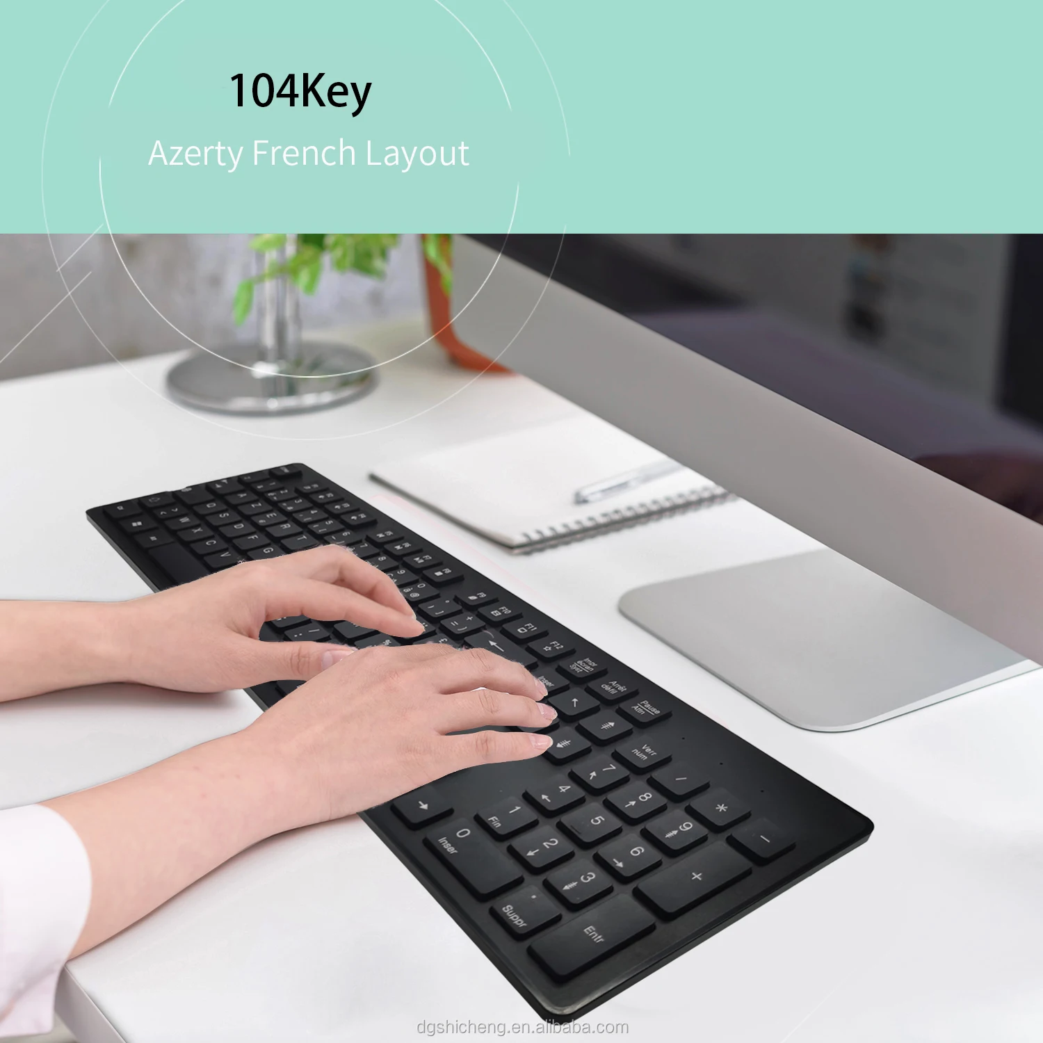 Wireless 2.4g Azerty Layout Laptop French Keyboard Buy Laptop French