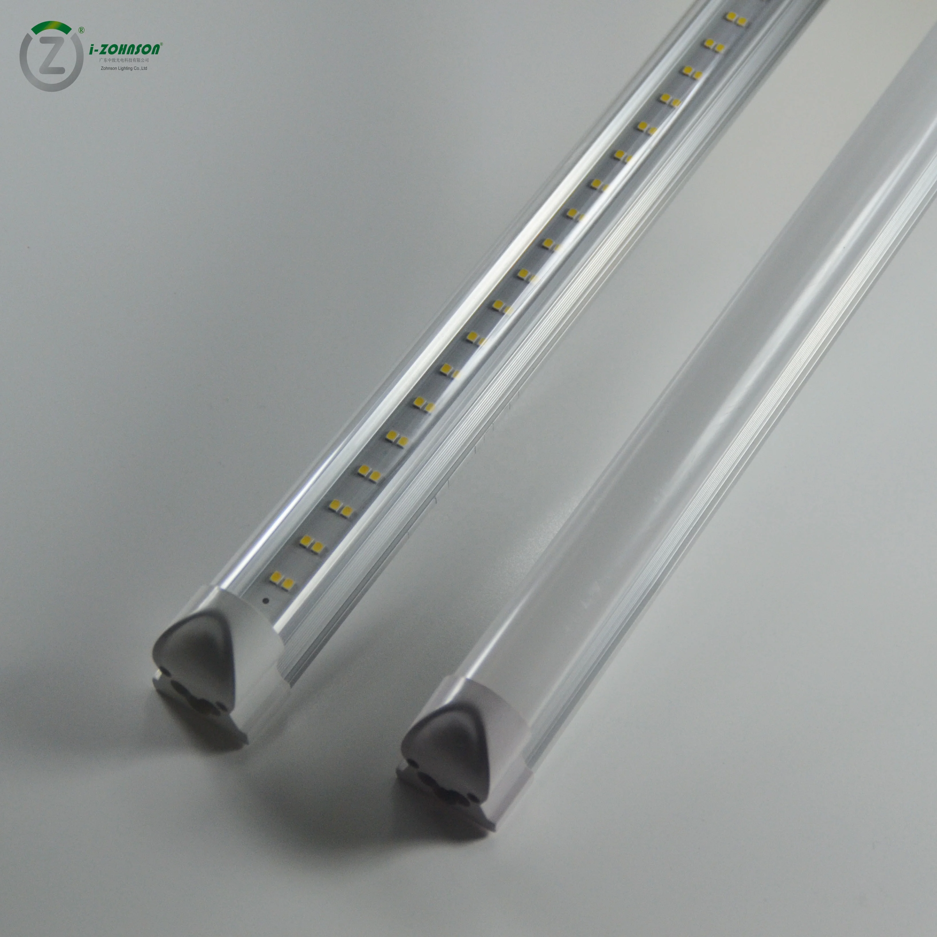 T8 LED Tube Integrated 2FT 10W 2 Row Straight Light Linkable Save Electricity Longer Life Shatter Proof Mercury Free