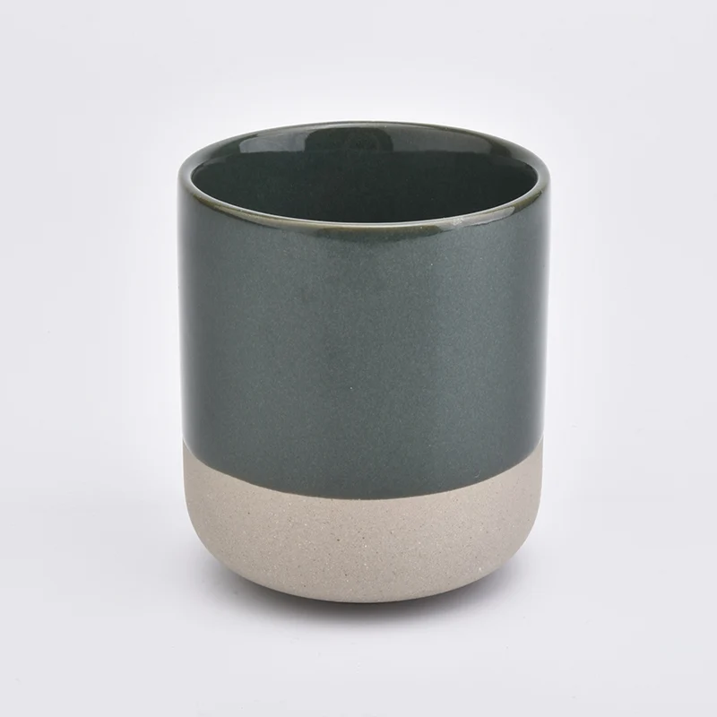 candle ceramic jar