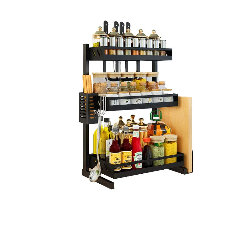 2 Tier Cuisine Salle de Bain bocal à épices maquillage Coin Étagère De Rangement Support Organisateur