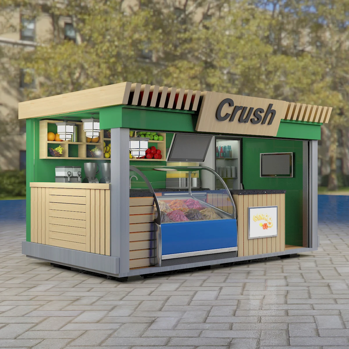 Outdoor Food Kiosk Coffee Shop Design Von Mobile Food Stand Eis Kabine