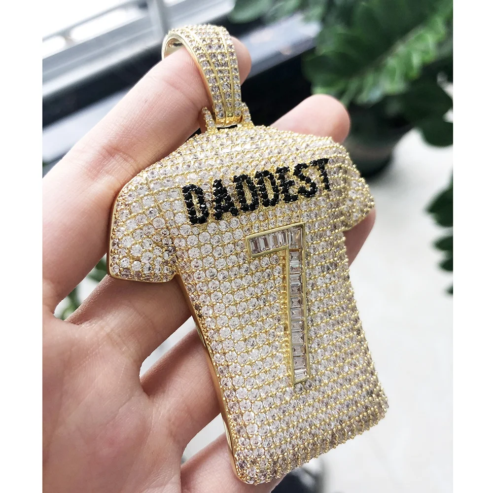 7 Daddest Men 14k Gold Hip Hop Iced Out 