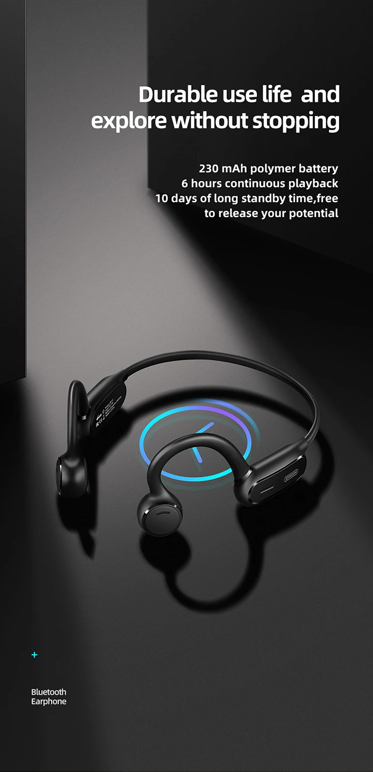 JOYROOM JR-X1 open-ear neckband IPX4 Waterproof wireless headset - ANKUX.COM