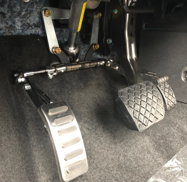 Portable Handicapped Driving Car Help Flip Up Left Foot Accelerator