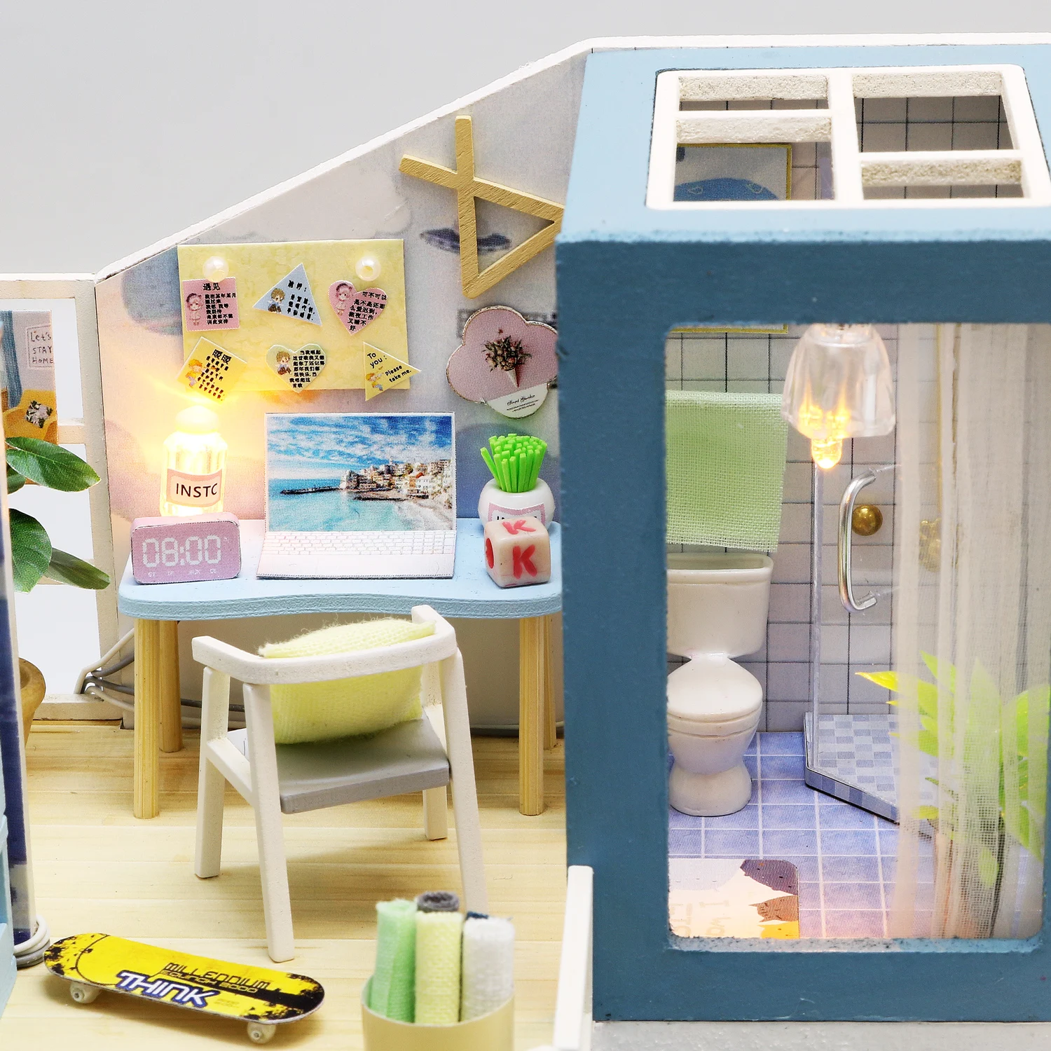 Procircle Lifestyle Eco Friendly Diy Toy Furniture Set Miniature Wooden