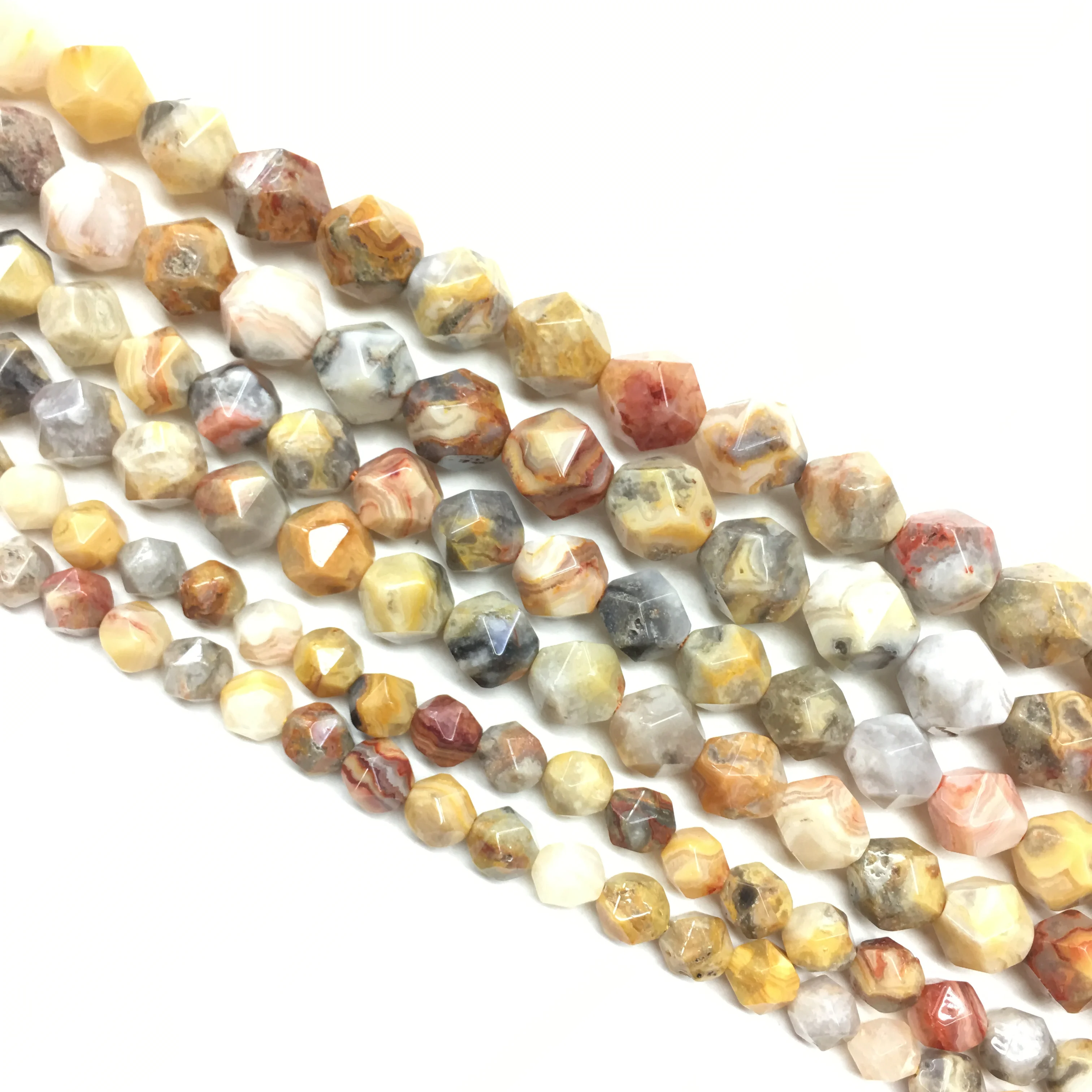 天然珊瑚玛瑙或橙色玛瑙刻面金块松散珠宝石首饰制作和设计 aaa-质量