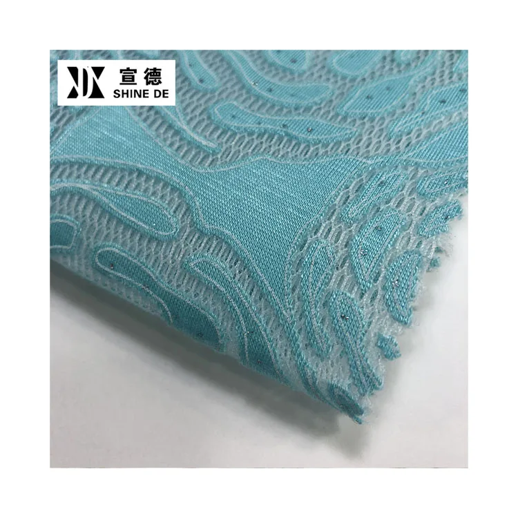 
SHINEDE 2020 TEXTILE popular cut pieces polyester fabric online 
