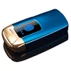 Electronic windproof rechargeable lighter double arc USB lighter with touch sensitive screen