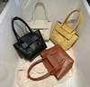 2019 Ins Celebrity Fashion Solid Color Ladies Fancy Handbags Leather Women Casual Tote Large Bags For Women