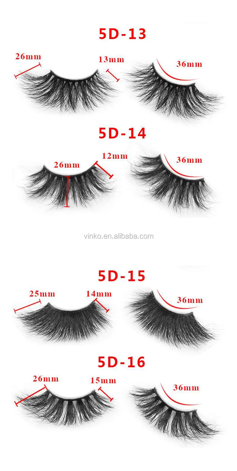 Best 5D 25mm Strip Eyelashes Vendor Private Label Mink Lashes