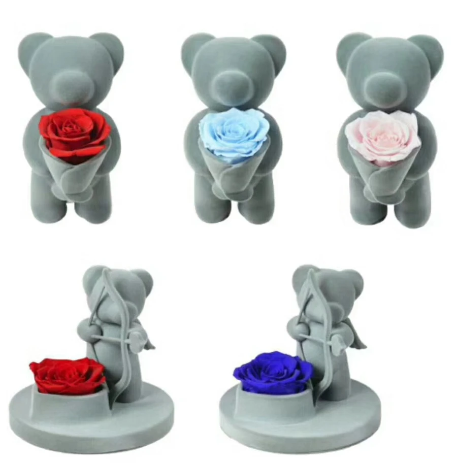 preserved roses bear