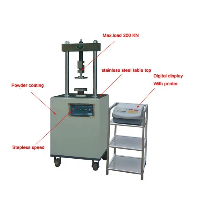 Marshall Testing Machine Drawing STLQ-3 Digital Pavement Material Strength Tester - CBR & Marshall Tests