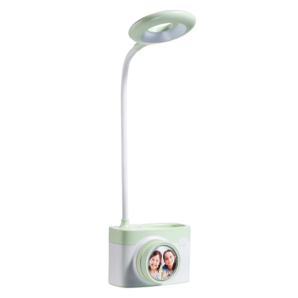 Small Energy Saving Kids LED Desk Lamp Camera Shape Silicone LED Night Light