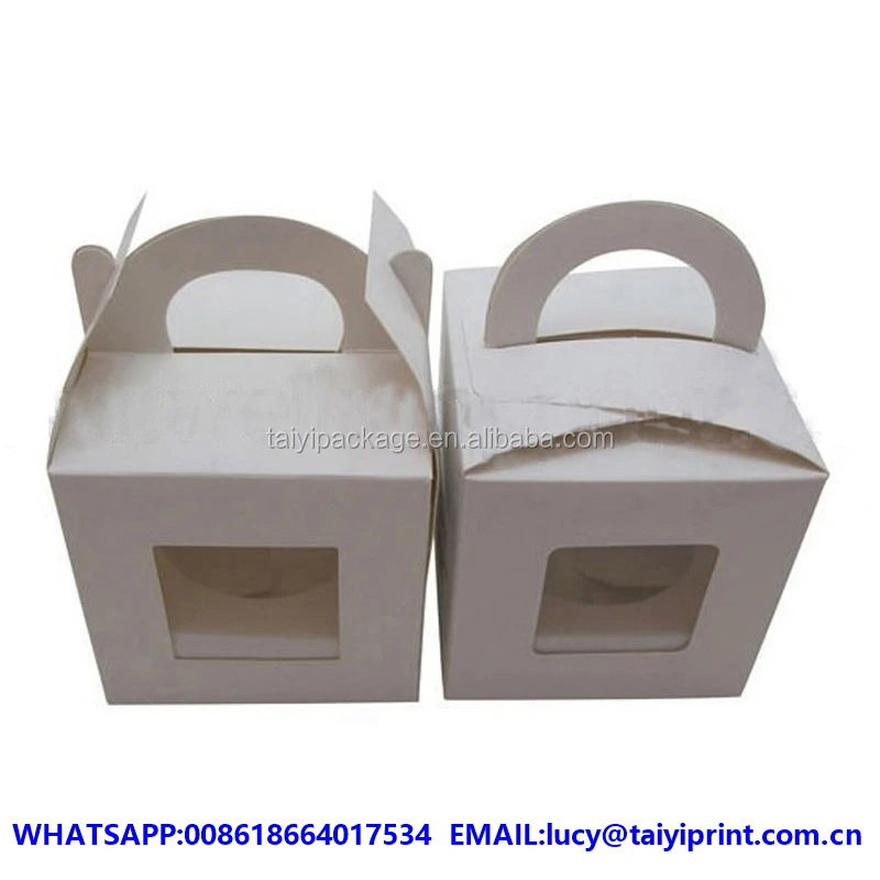 custom printed cupcake gift box