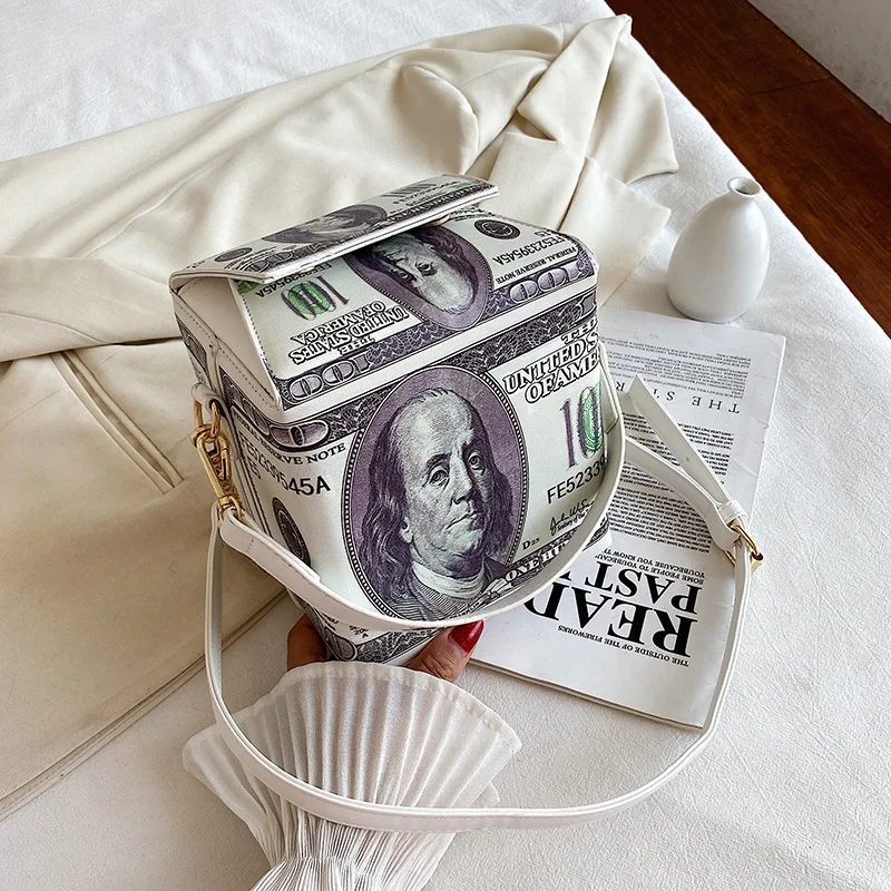 2021 New Design Hundred Dollar Currency Money Clutch Purse And Handbags ...