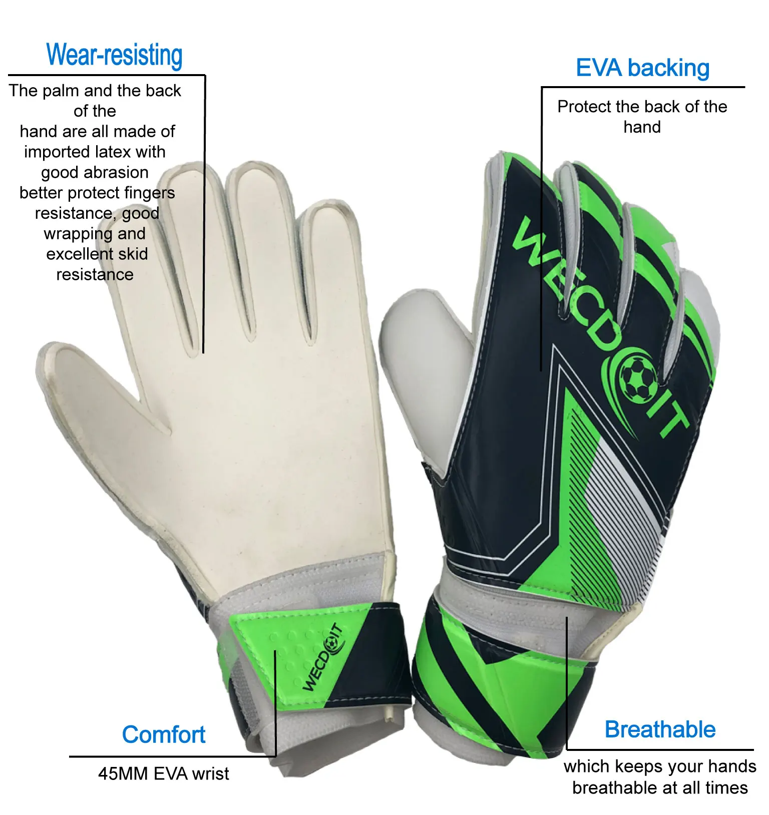 personalized goalkeeper gloves