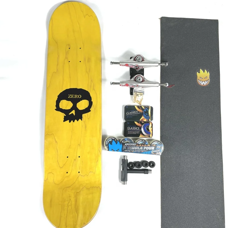 Professional Skateboard 7 Layers Canadian Maple High Quality Complete  Including Accessories 7.5/7.8/8.0/8.125/8.25/8.375/8.5inch - Buy Keepfire  Zero 