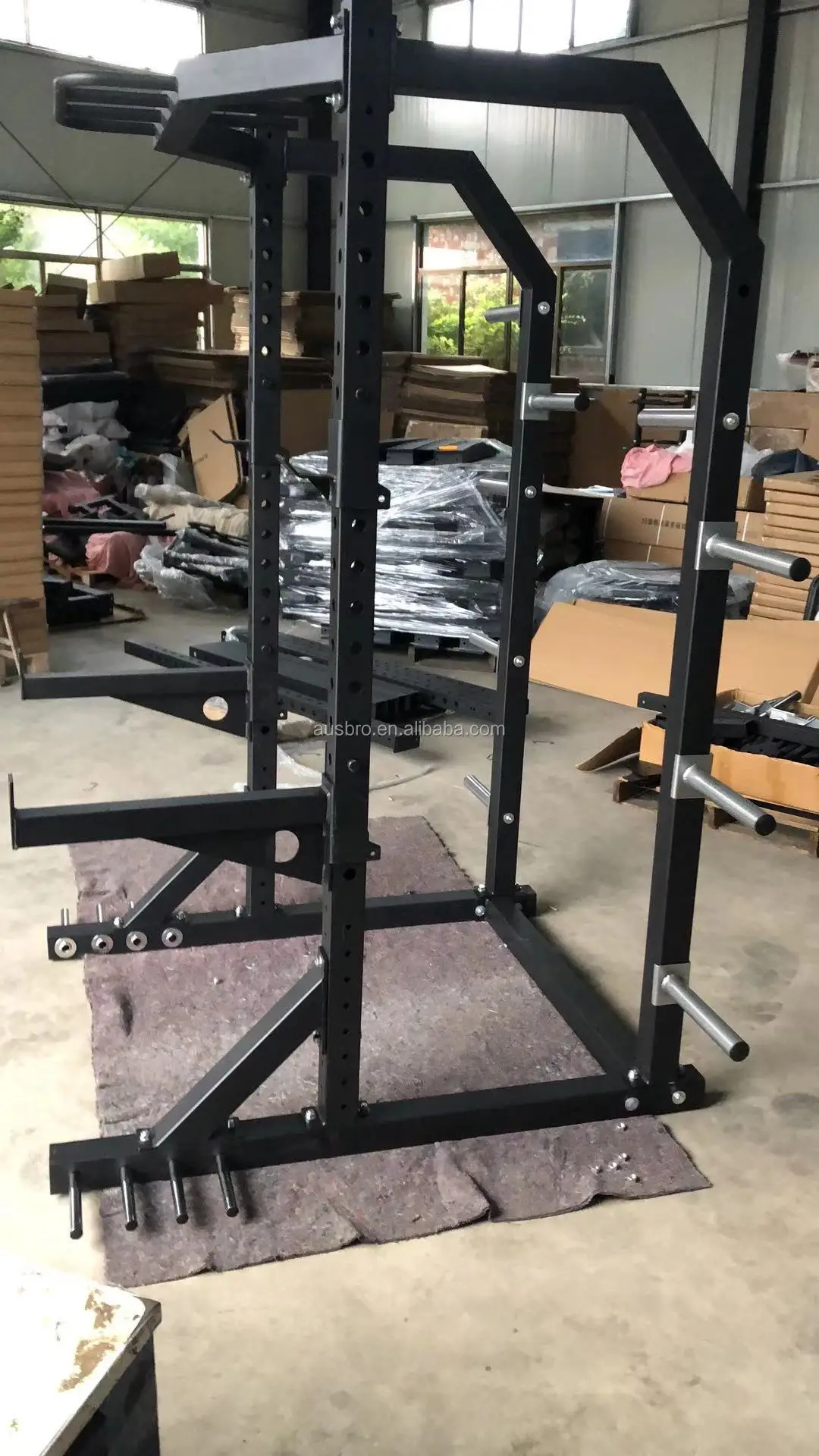 Athletics Fitness Power Rack Squat Cage Home Gym Training Station