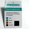 Customized Stress Card/Plastic Stress Mood Test Card