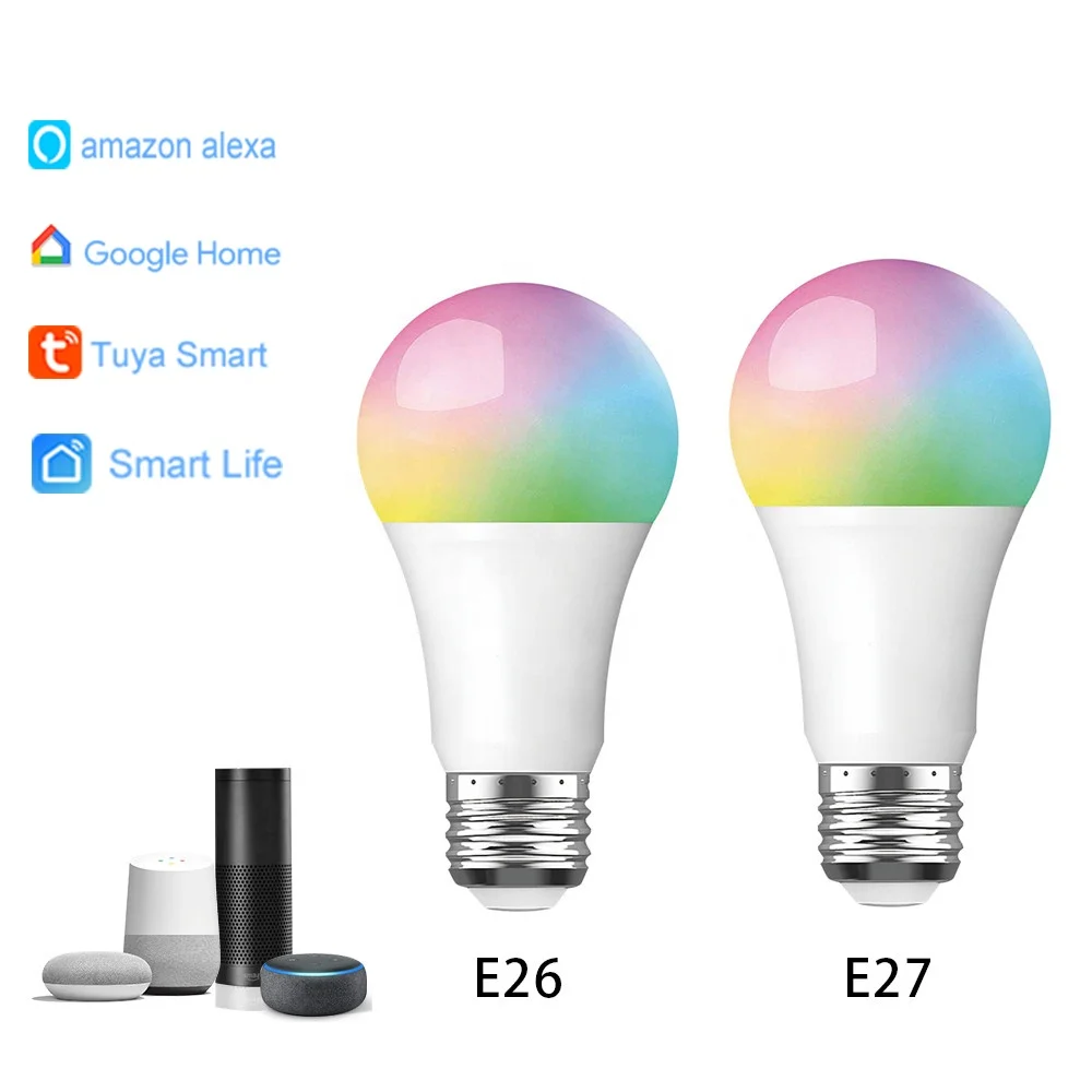 DSX Hot selling Indoor Dimmable Tuya rgb smart lights WiFi led bulb 2 years Warranty Free Printing Logo