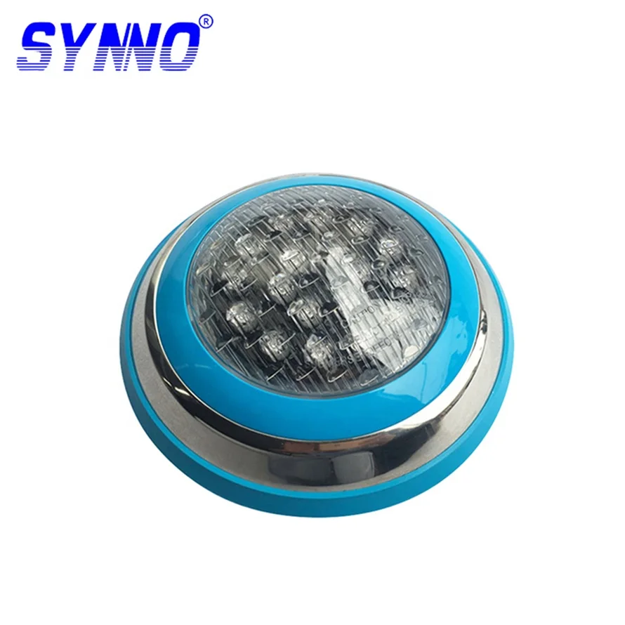 underwater Pool Light  12volt Stainless steel Led Swimming Pool Light IP68 Led Surface Mounted