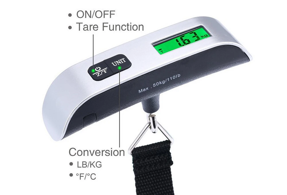 Digital Luggage Scale Portable Handheld Baggage Scale For Travel
