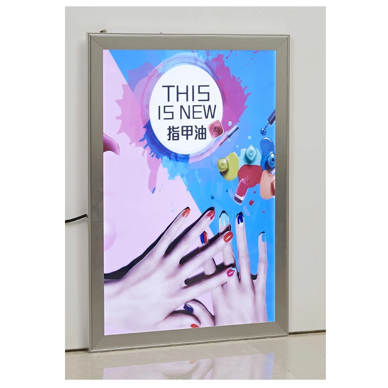 New Design LED Box Light Aluminum Frame Single Side Lightbox