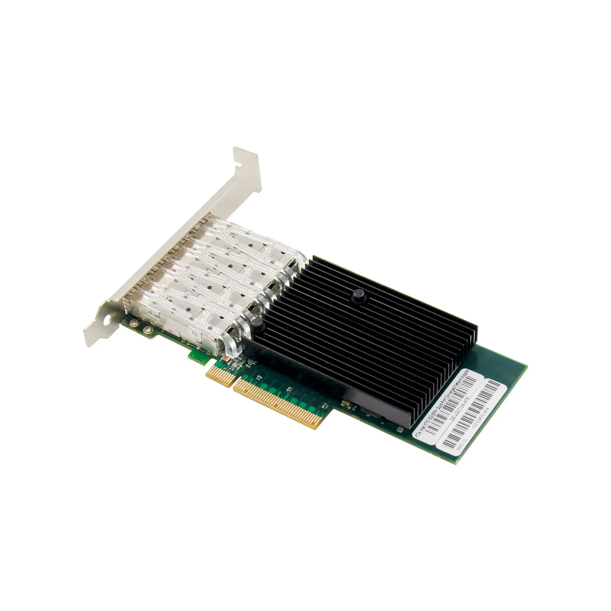 Pci Express 3.0 X8 4port 10gb Quadport Fiber Optical Nic Network Card