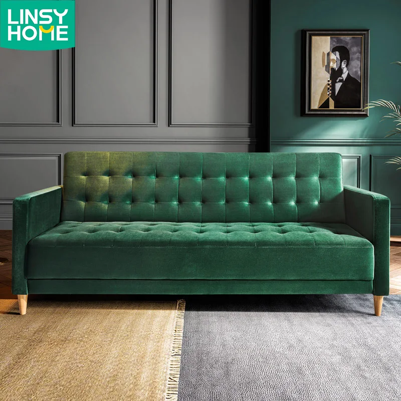 New Fashion Nordic Italian European Luxury Furniture Velvet Sofa European Luxury Furniture Velvet Sofa