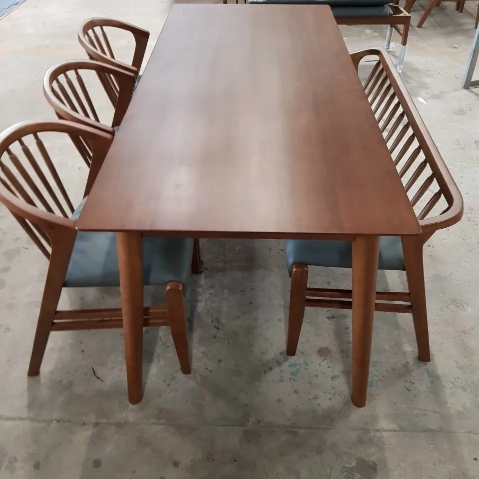 Indoor Furniture Wood Dinning Table And Chair Vietnamese Manufacturer
