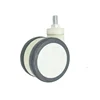 heavy duty twin wheel hospital furniture locking insert stem medical bed brake caster wheel