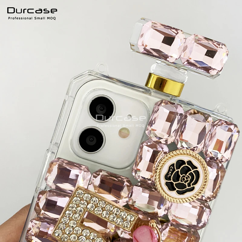 High Quality Luxury Bling Diamond Rhinestone Crystal Perfume Bottle