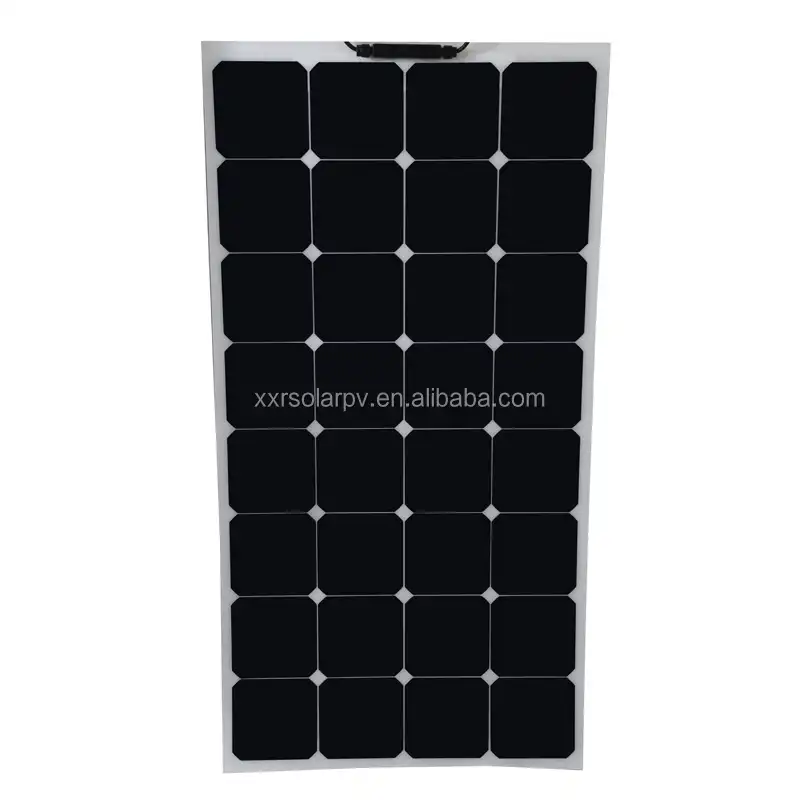 Lightweight Salt Water Proof Sunpower Cells 110w Semi Flexible Solar Panel For Rv Boat Car Charge Buy Photovoltaic Panels Flexible Solar Panels Sunpower Product On Alibaba Com