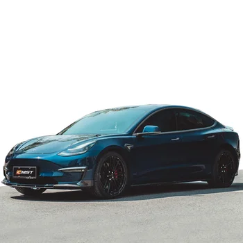 Carbon Fiber Body Kit For Tesla Model 3 Front Spoiler Rear Diffuser Side Skirts And Trunk Spoiler For Tesla Model 3 Facelift Buy Carbon Fiber Body Kit For Tesla Model 3 Rear