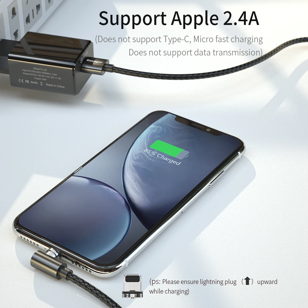 2019 cheaper price Essager oem cellphone 3ft 6ft 3 in 1 90 degree magnetic elbow usb cable - ANKUX.COM