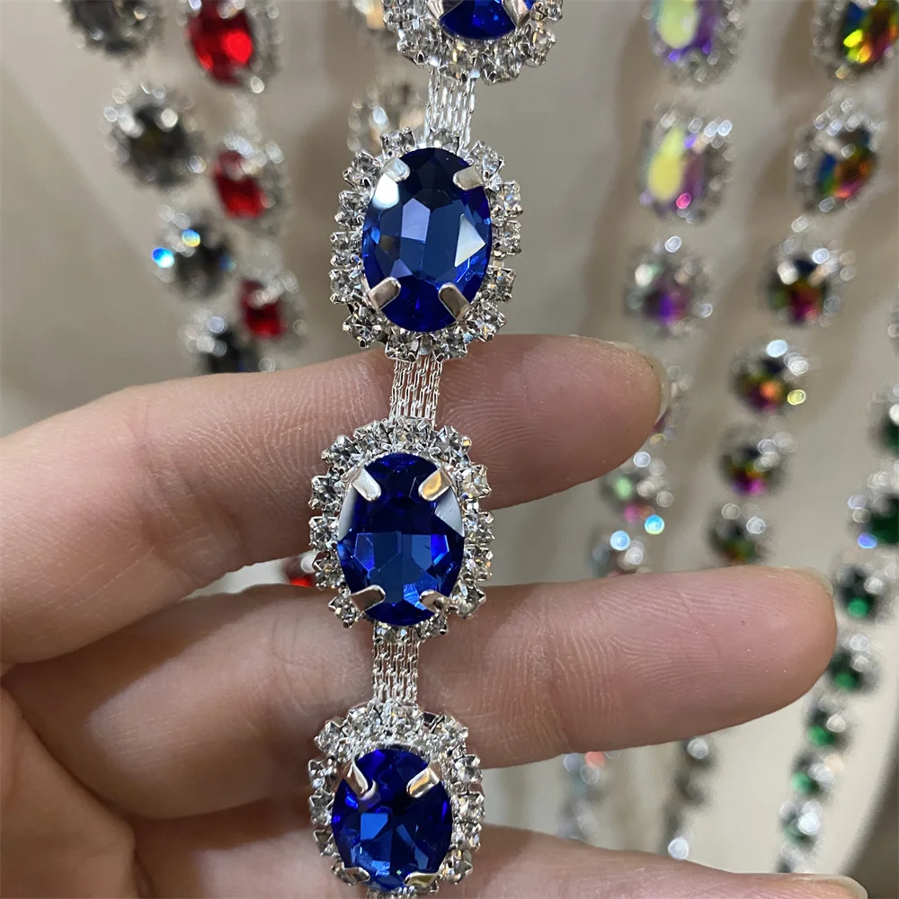 10yards More Colors Crystal Motif Rhinestone Trim With Rhinestones ...