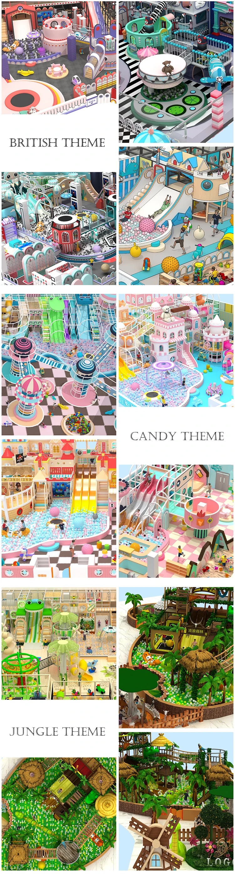 indoor playground theme
