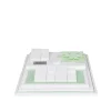 Yadao Manufacture Green Natural Tray Acrylic Tabletop Display Stands
