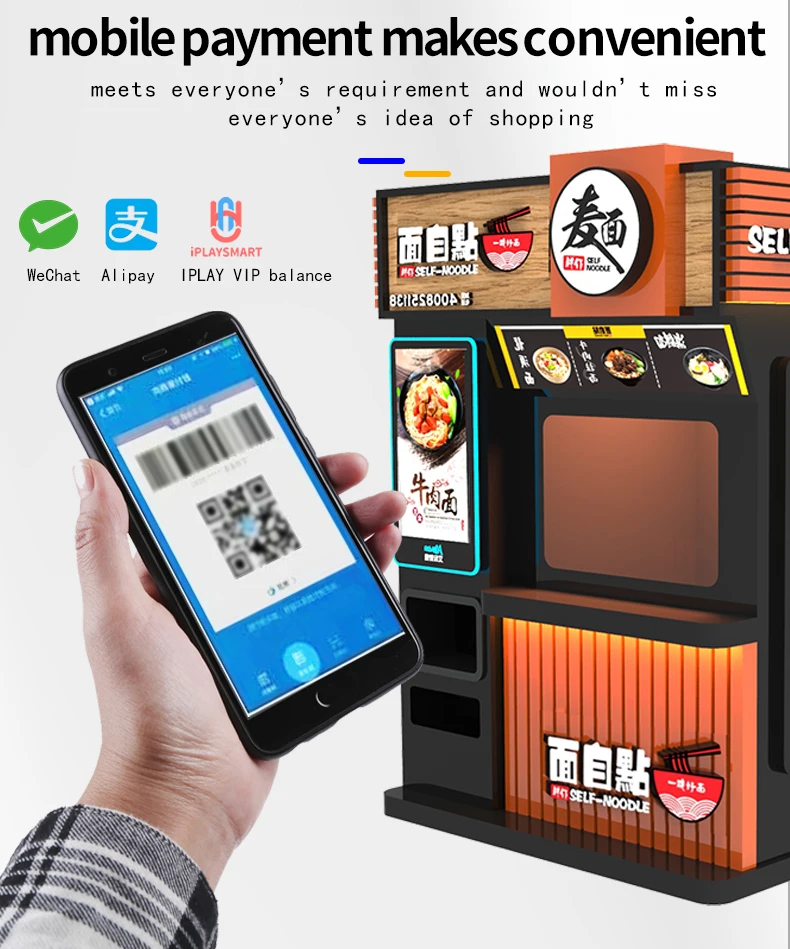 Ramen Vending Machine Instant Noodle Vending Machine For Sale japanese