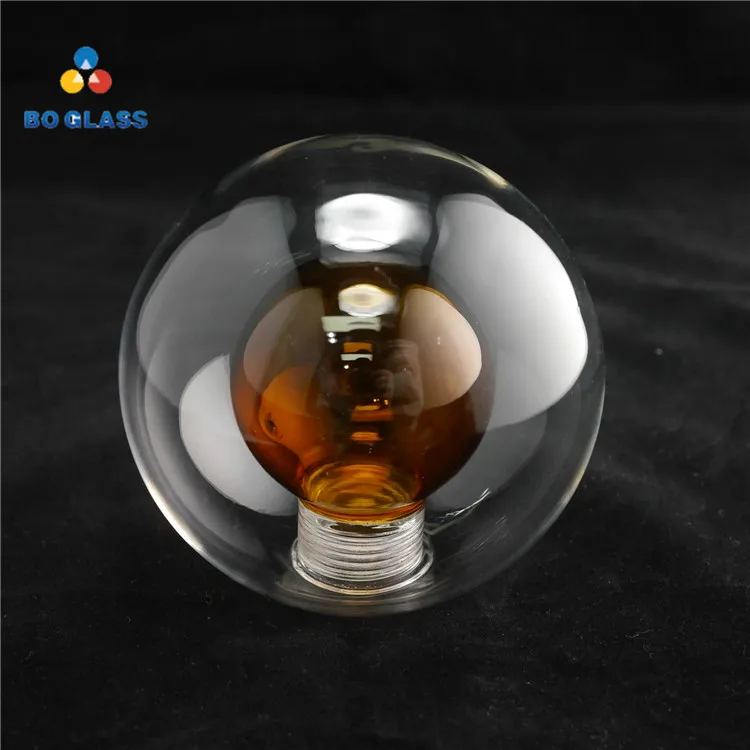 G9 amber Glass  lamp shade, Borosilicate Glass globe