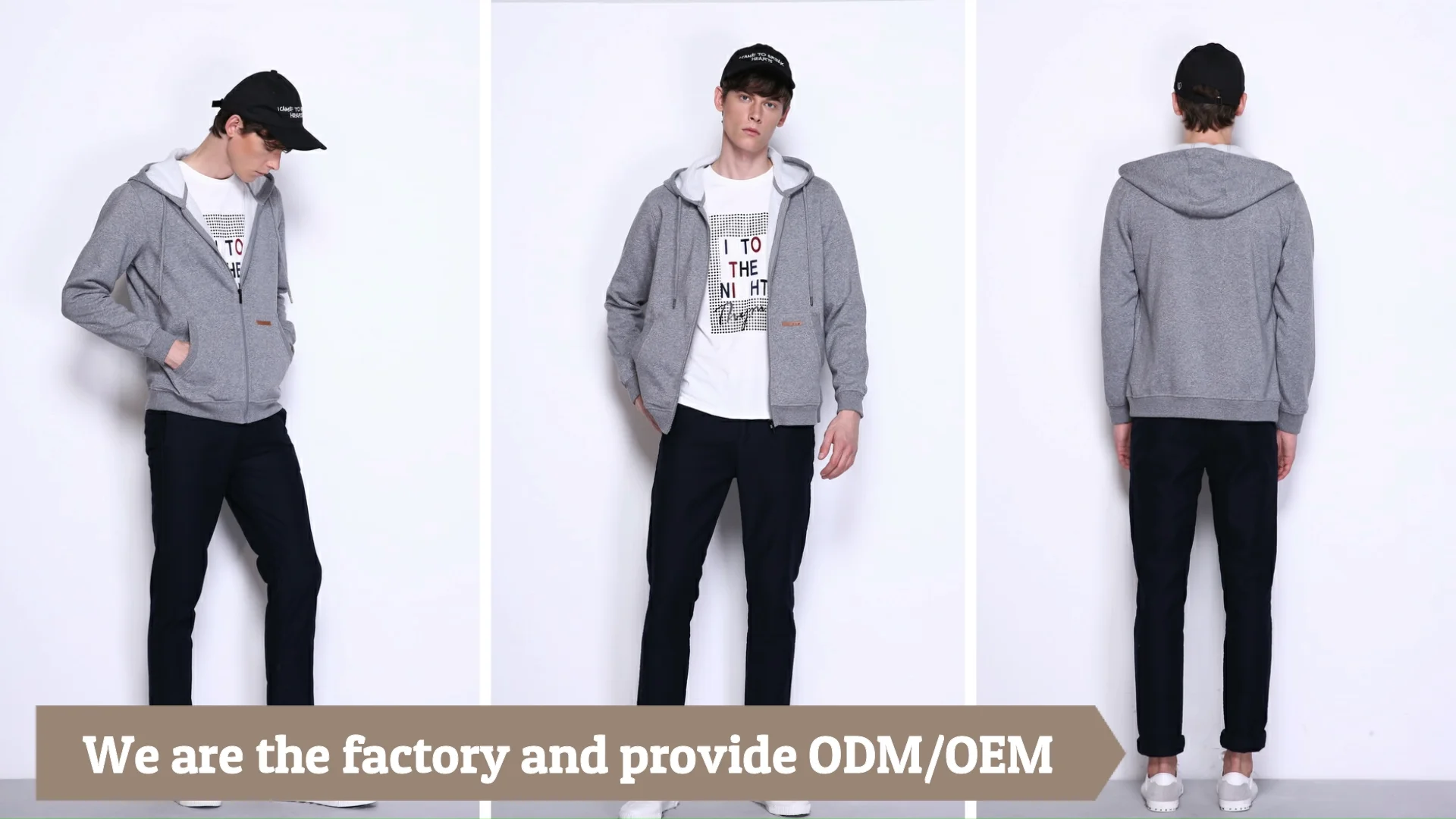 Blank Streetwear Fleece Tech Fleece Men's Hoodie Plain Zip Up Hoodie