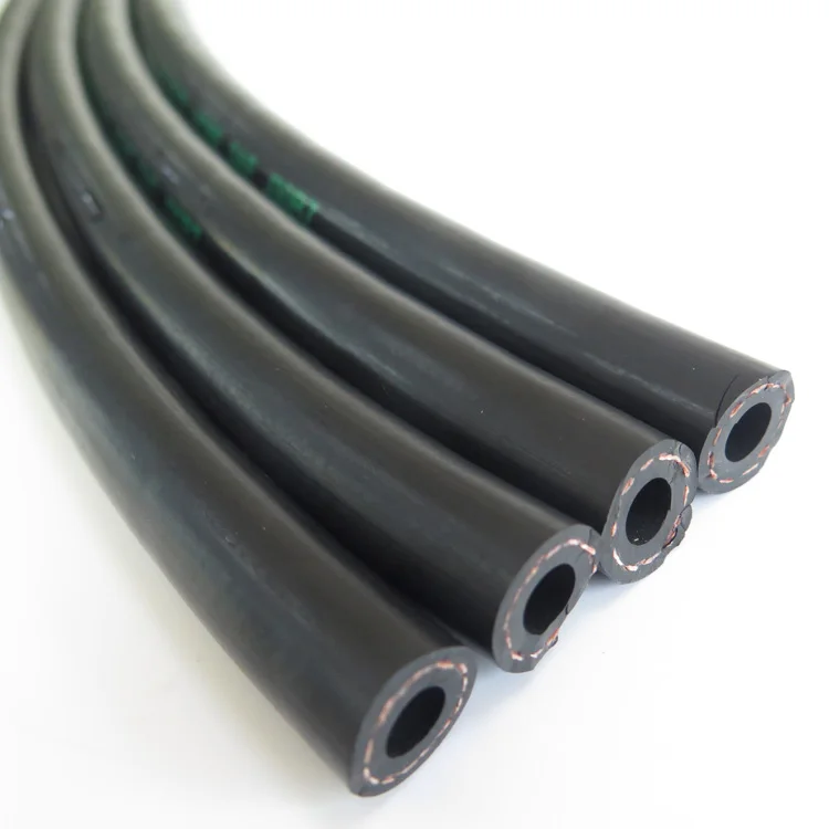Flexible E85 Smooth Surface 1/4 Inch Black Aviation Fuel Hose Sae 30r14