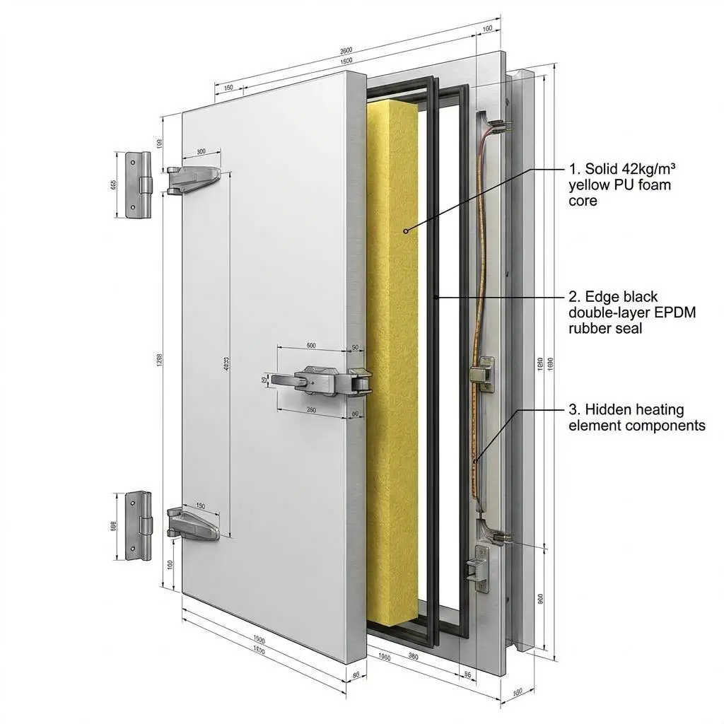 Insulated Half-buried Design Freezer, 42kg/m3, 110-240V, R134a - detail 14