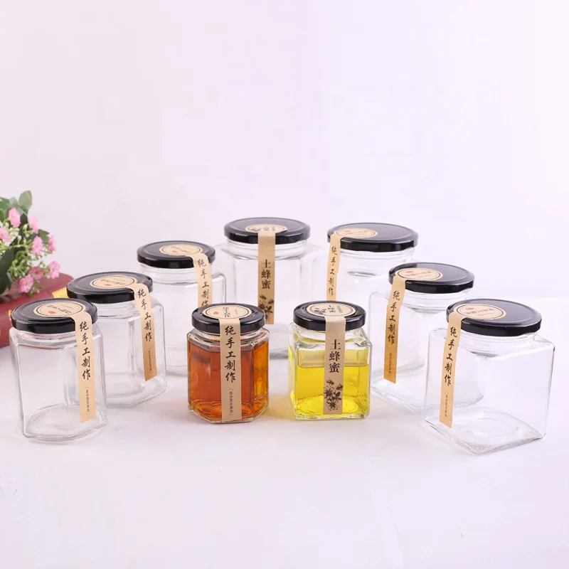Affordable Quality 100ml Hexagonal Honey Glass Jars Glass Jam Jar Buy