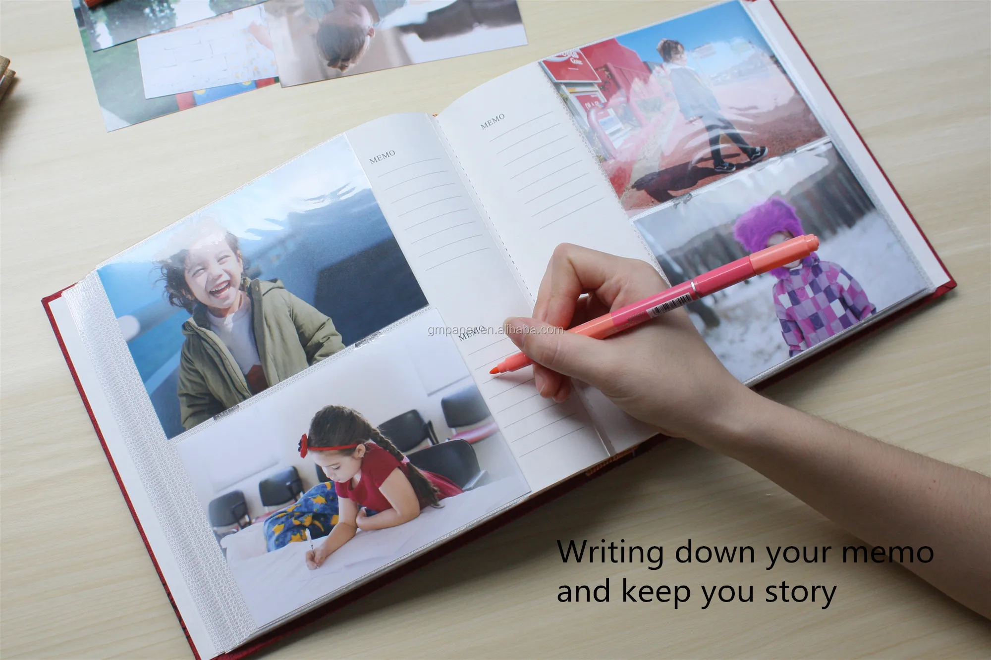 Fabric Cover Photo Album 4r Paper Slip In Pocket Photo Boo 200 Fotos