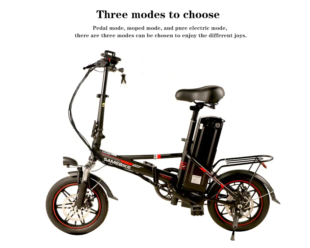 New Folding Ebike 14" Carbon Steel Electric Bicycle Buy Small Folding