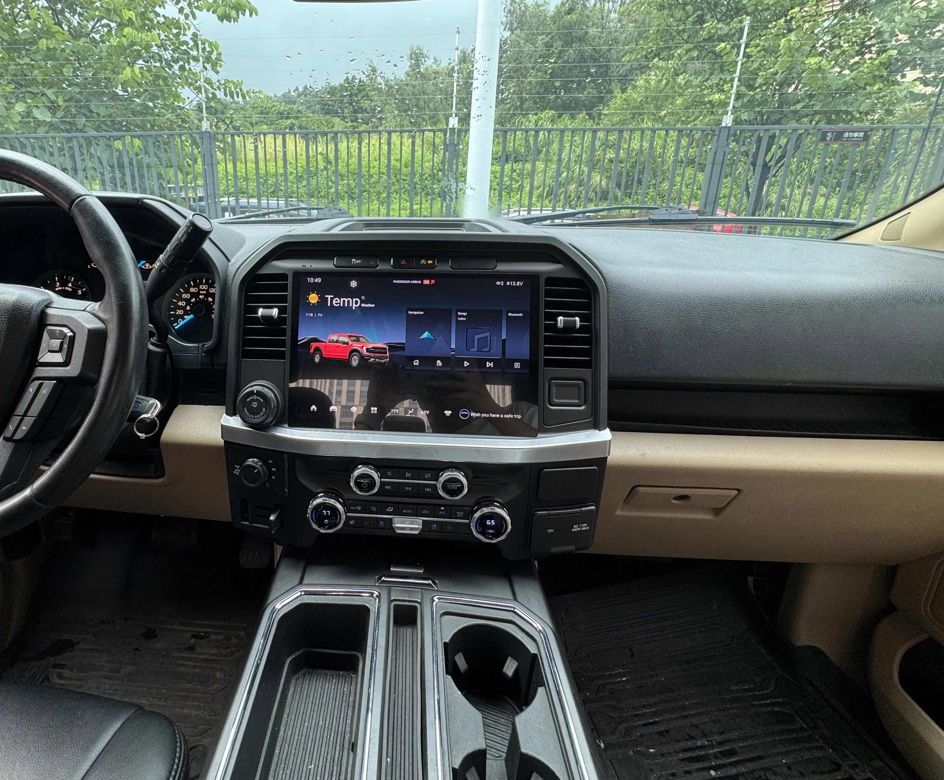 For Ford Raptor F150 F250 F350 F450 F650 2015-2020 Wireless Carplay ...
