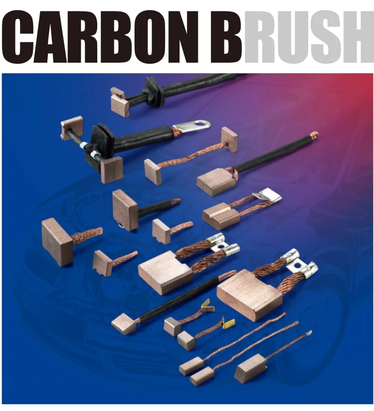 Bsx144 689142 Starter Carbon Brush With Pigtail For Car Starters